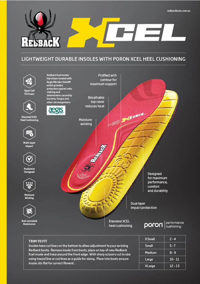 Redback Boots Spare Insoles