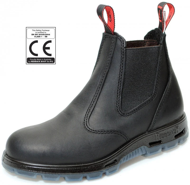 Redback Safety Boot in Black USBBK