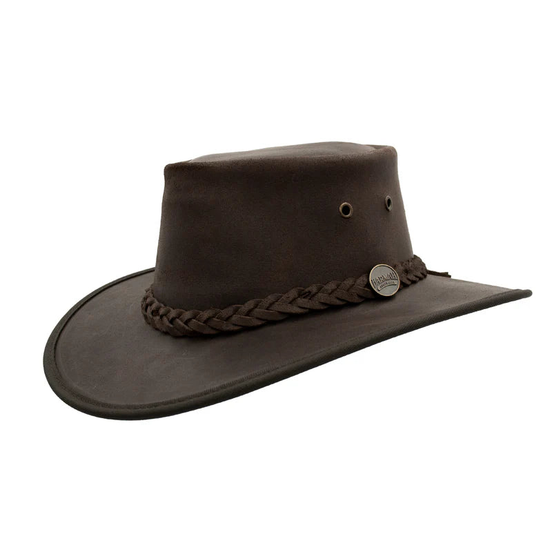Barmah Hat 1024 Oiled Brown Leather